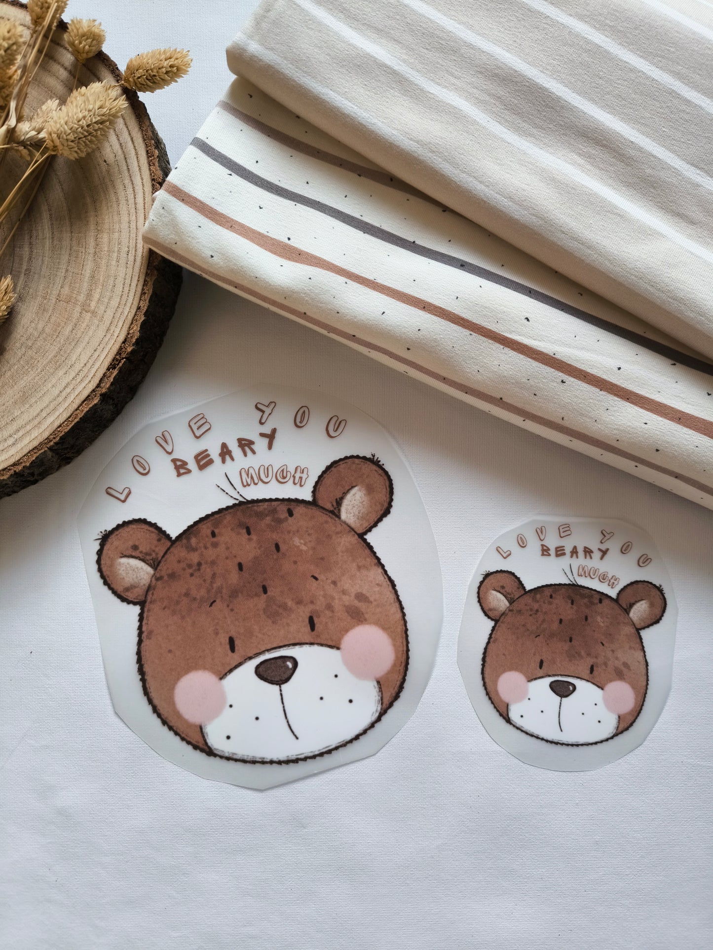 Bügelbild Benno Bär "Love you beary much"