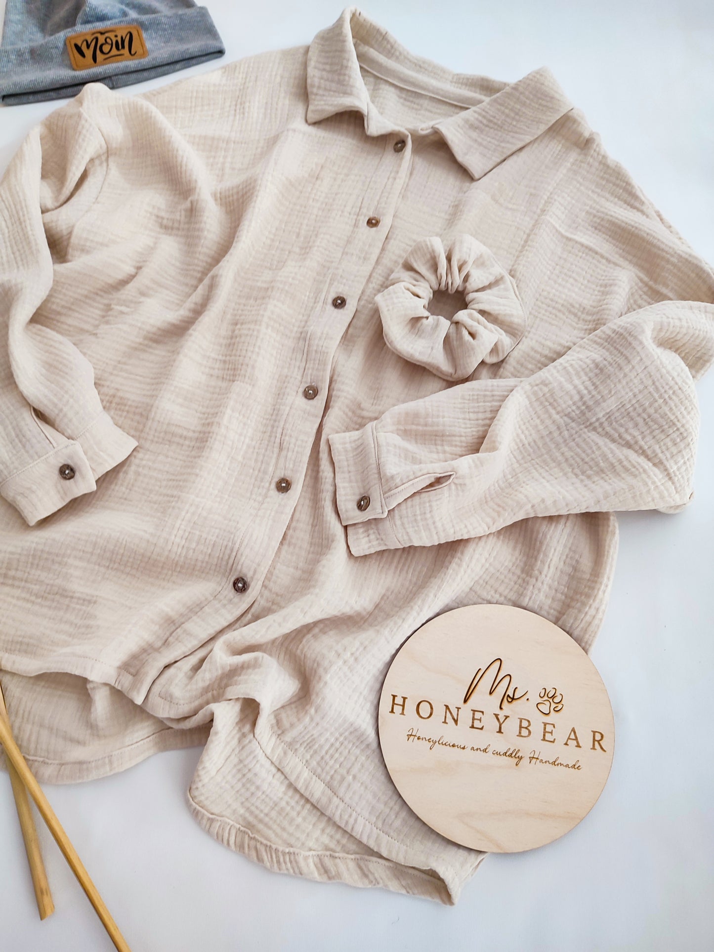 Damen "Fancy" Musselin Bluse