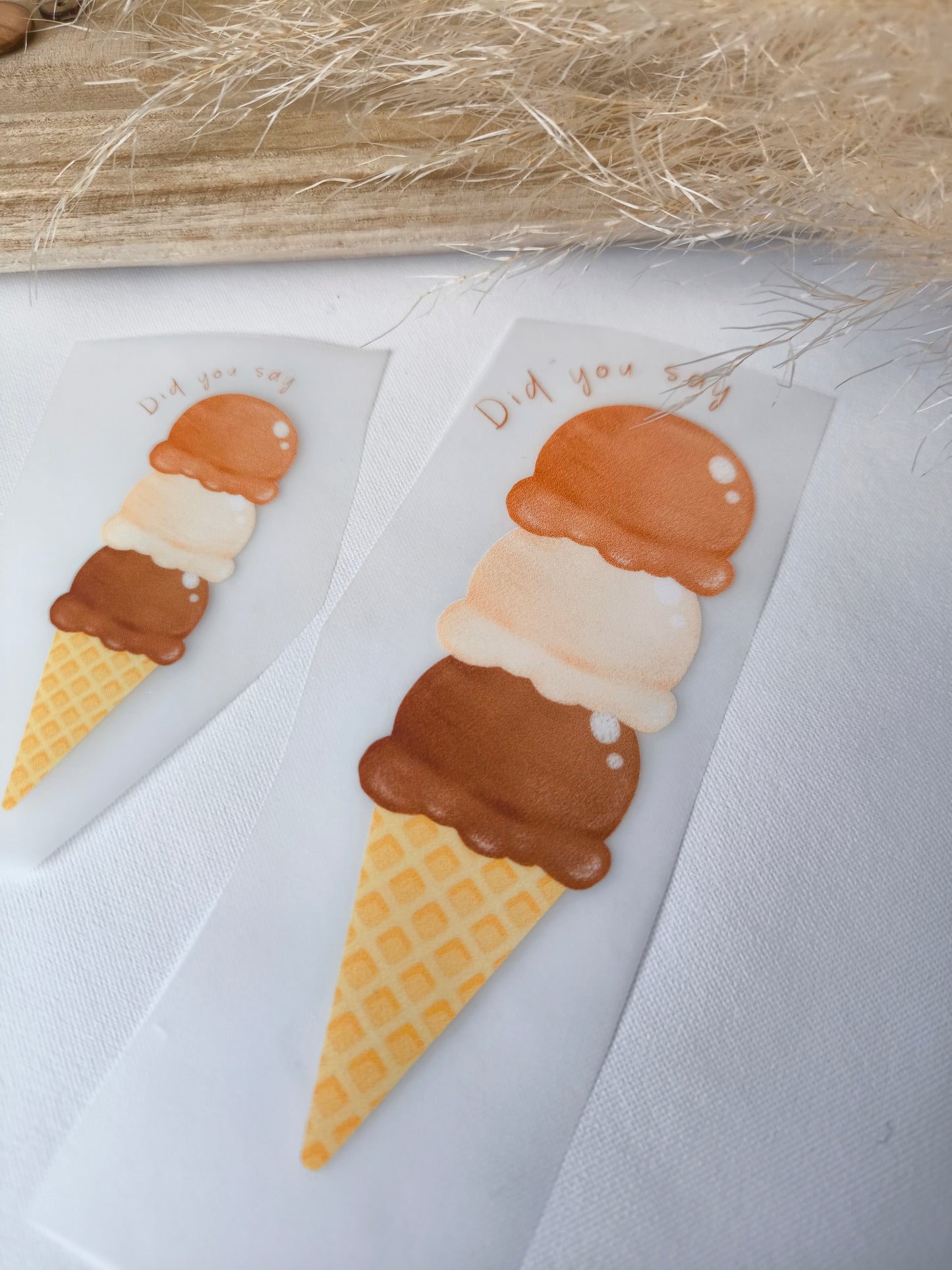 Bügelbild "Did you say Icecream"