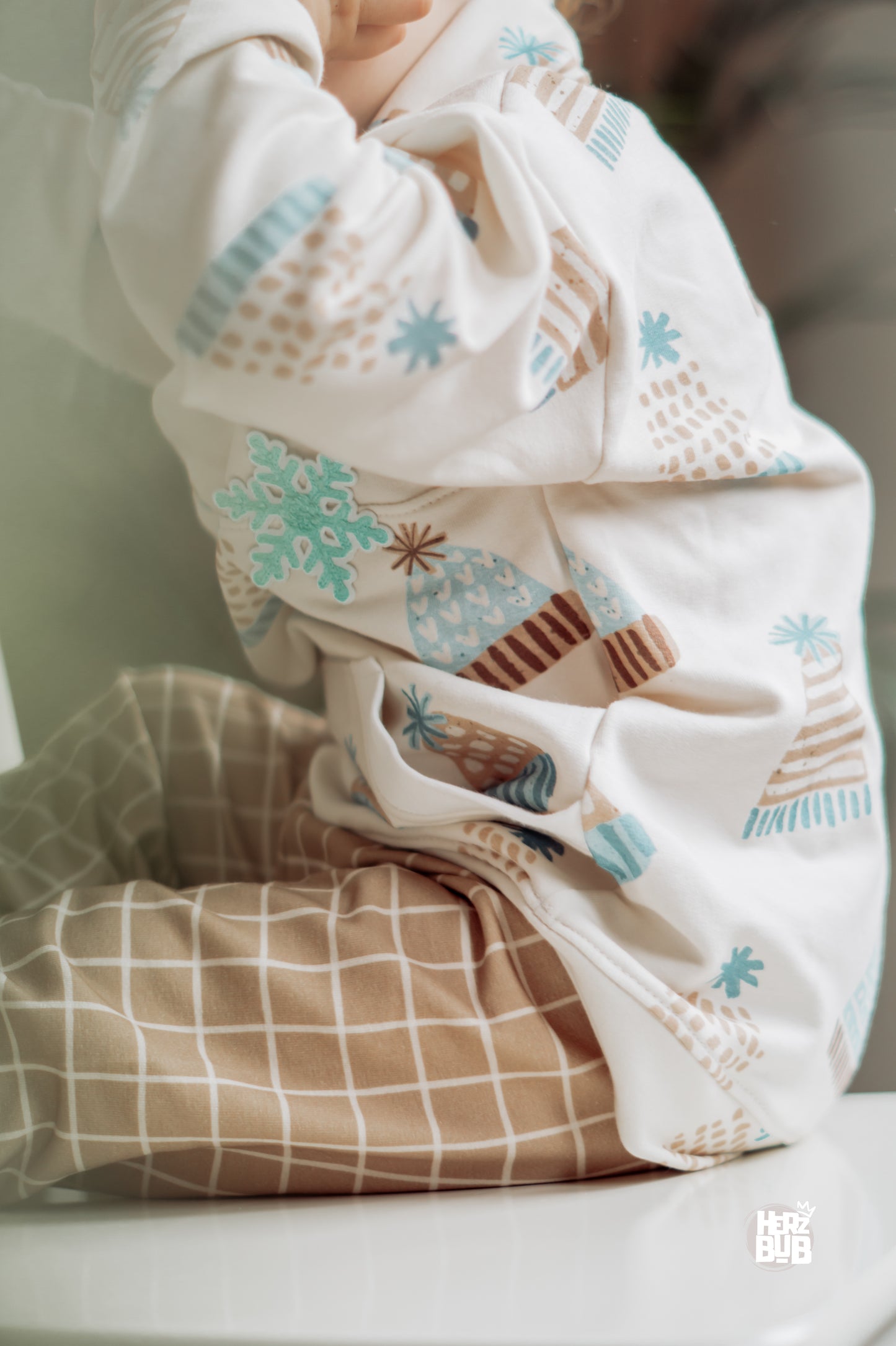 Chenille Patch Schneeflocke