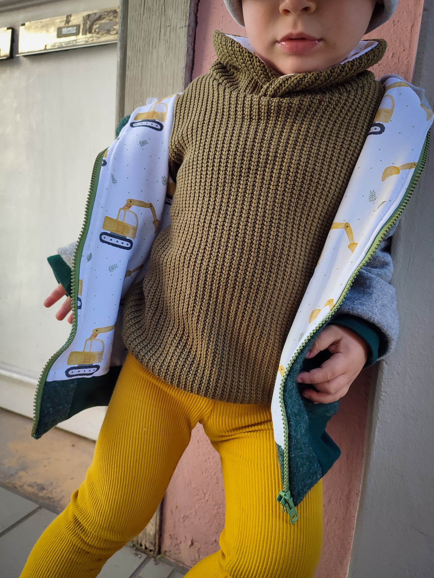 College Wollwalk Jacke