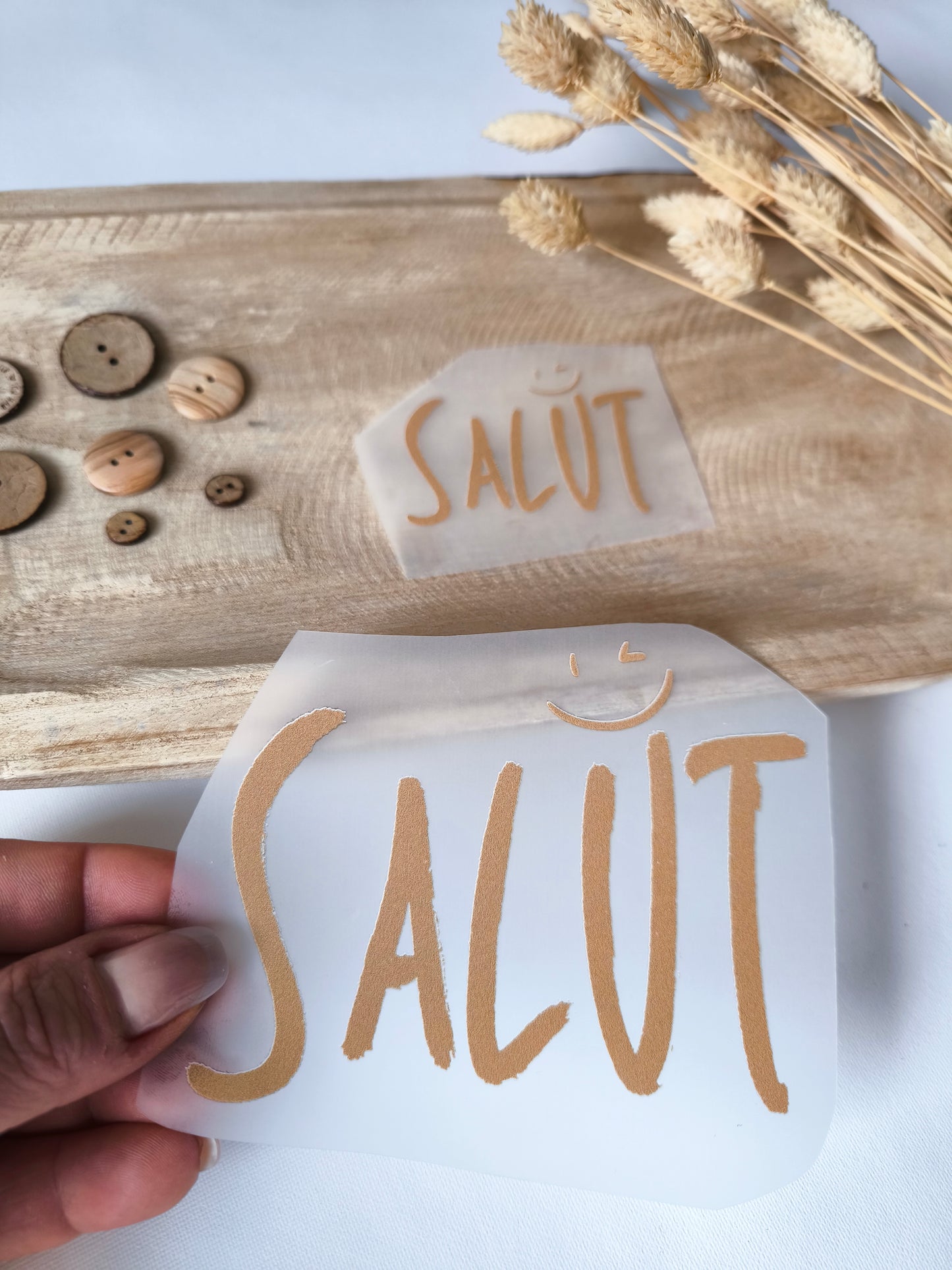Bügelbild "Salut!"