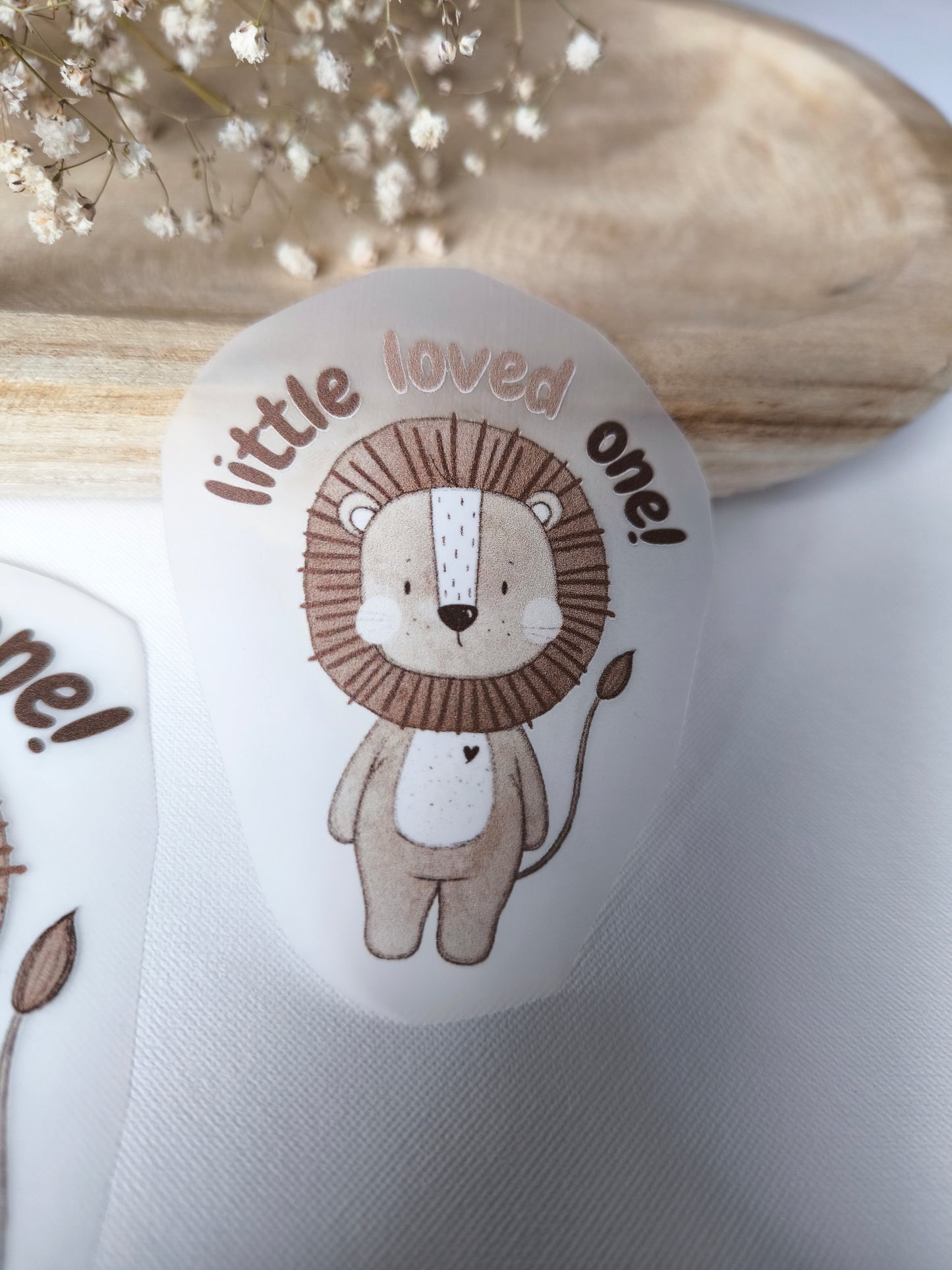 Bügelbild Kleiner Wild Life Löwe "Little loved one"