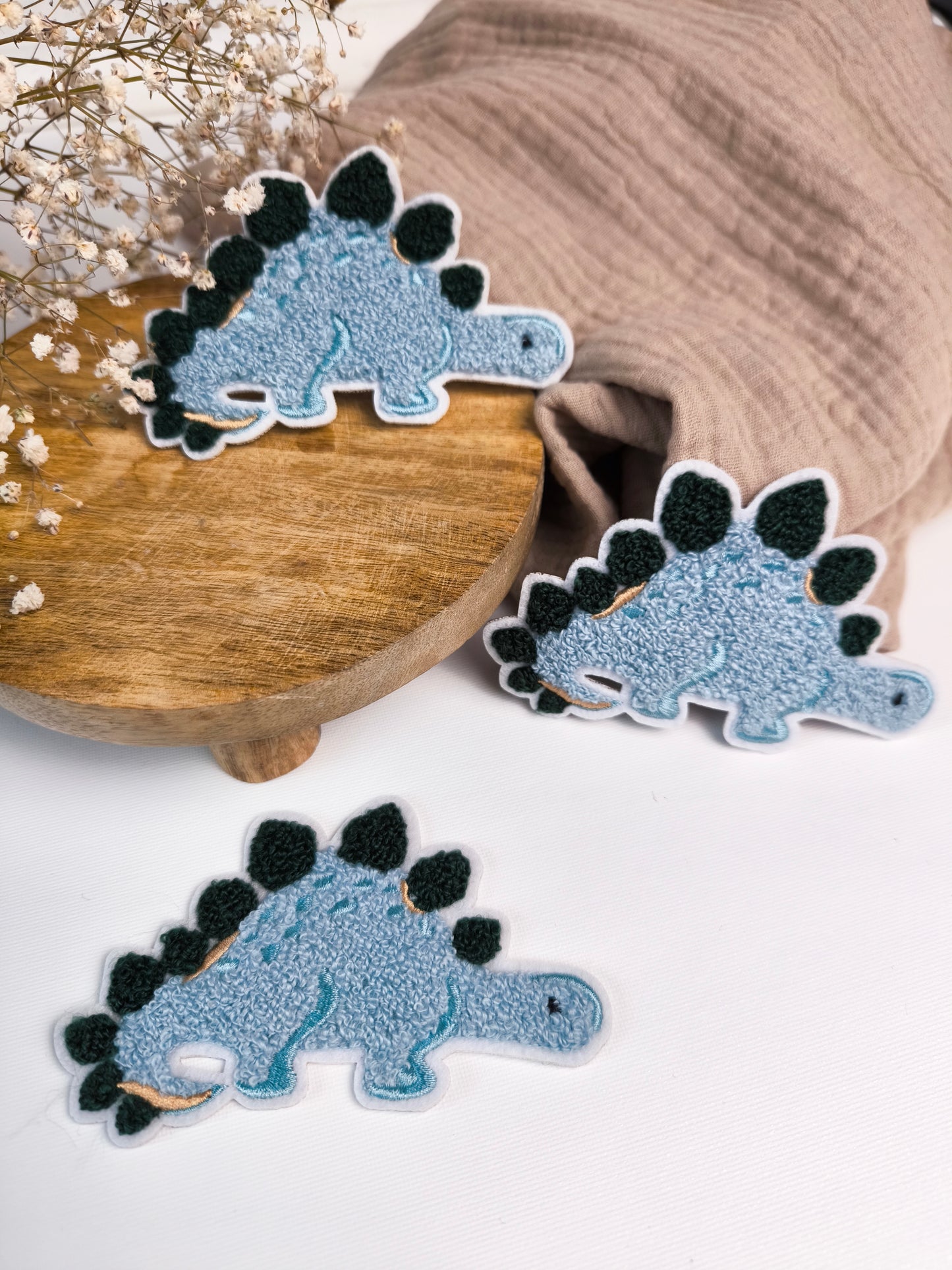 Chenille Patch "Stegosaurus" Dino