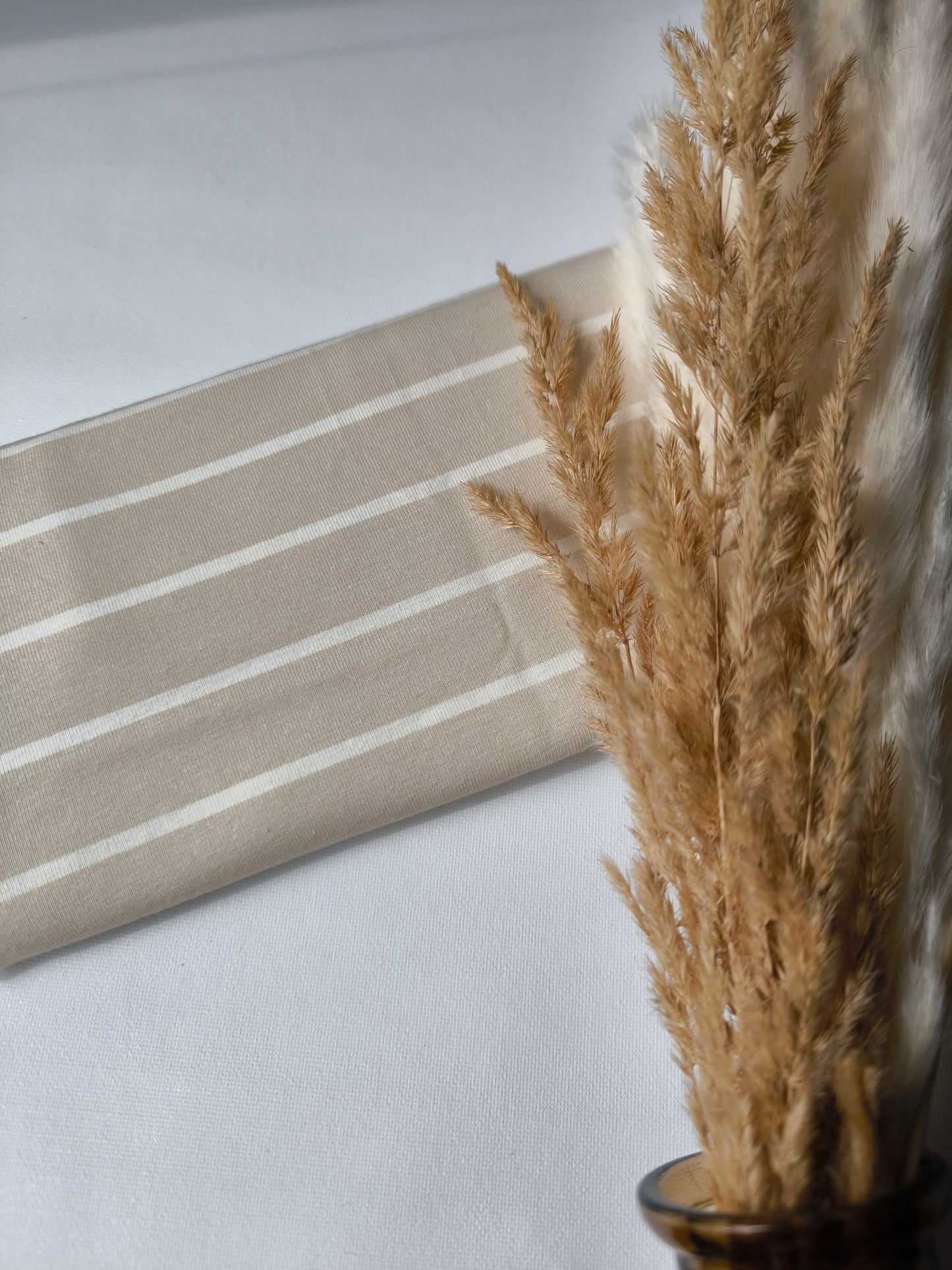 Lovely Stripes Beige Reststück