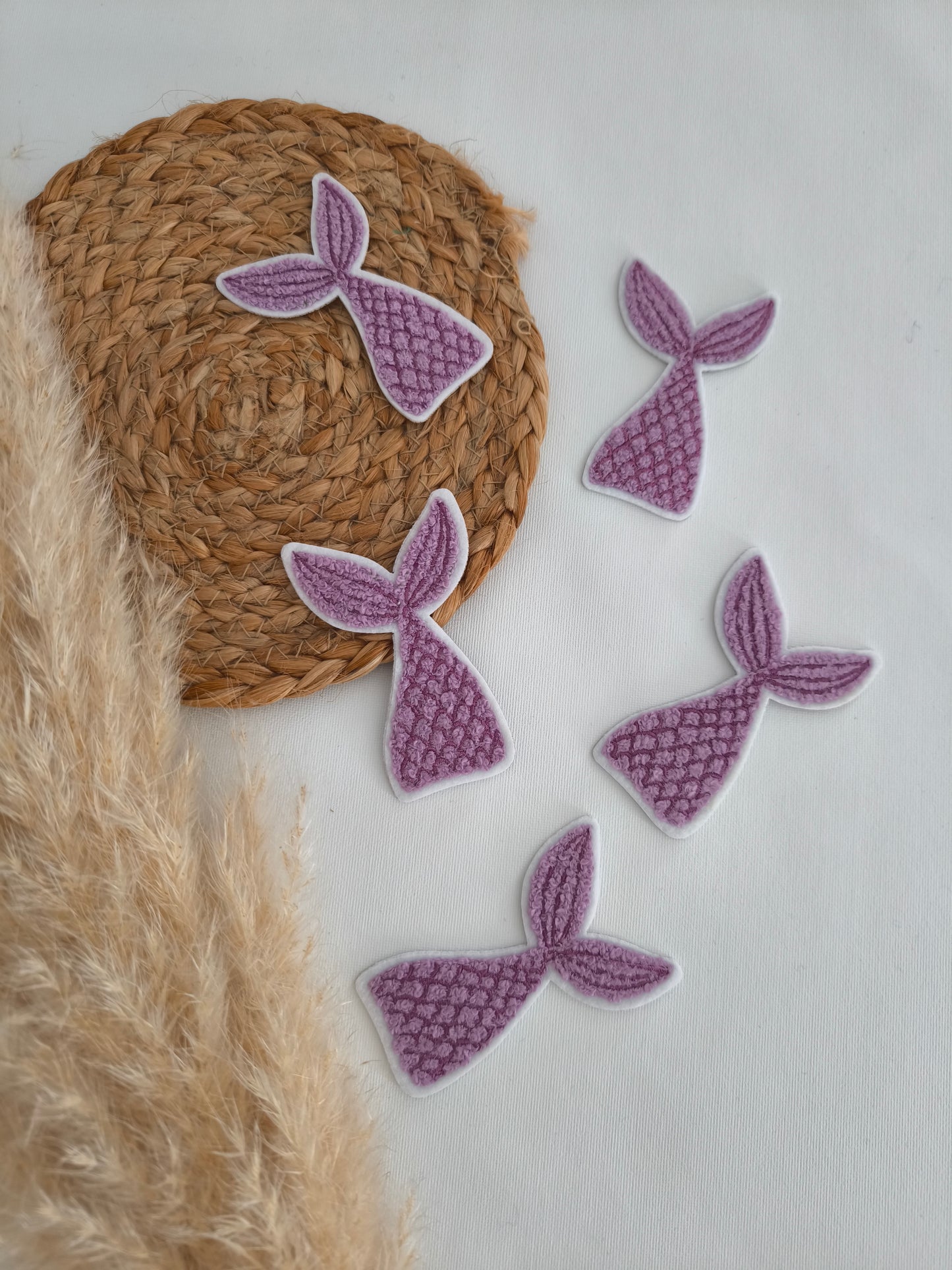 Chenille Patch Meerjungfrauenflosse