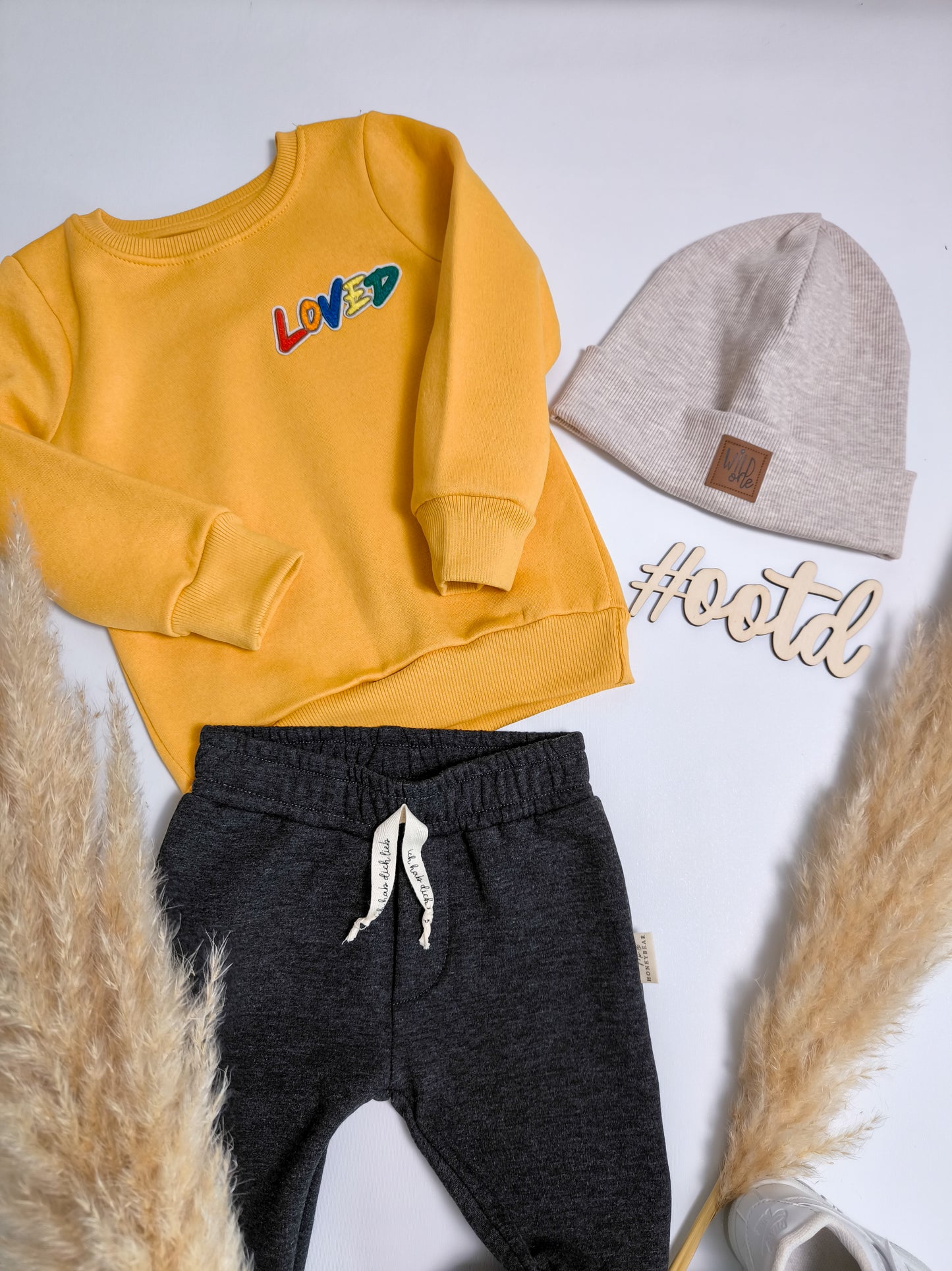 Chenille Patch "Loved" Statement