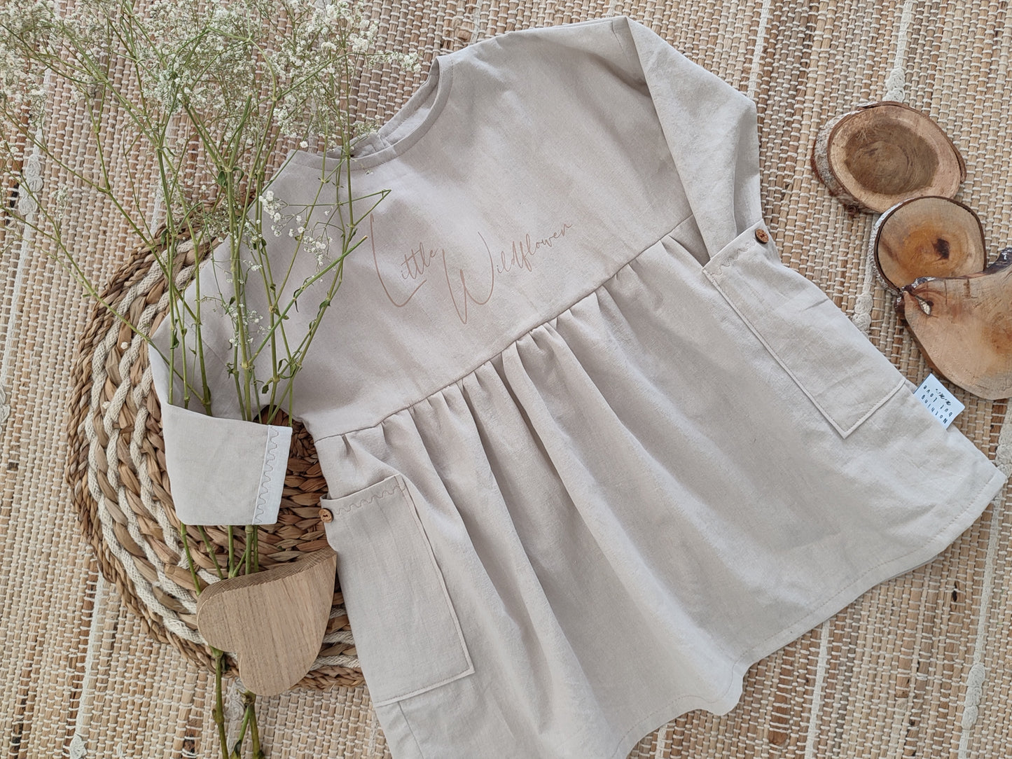 Butterfly Musselin Kleid