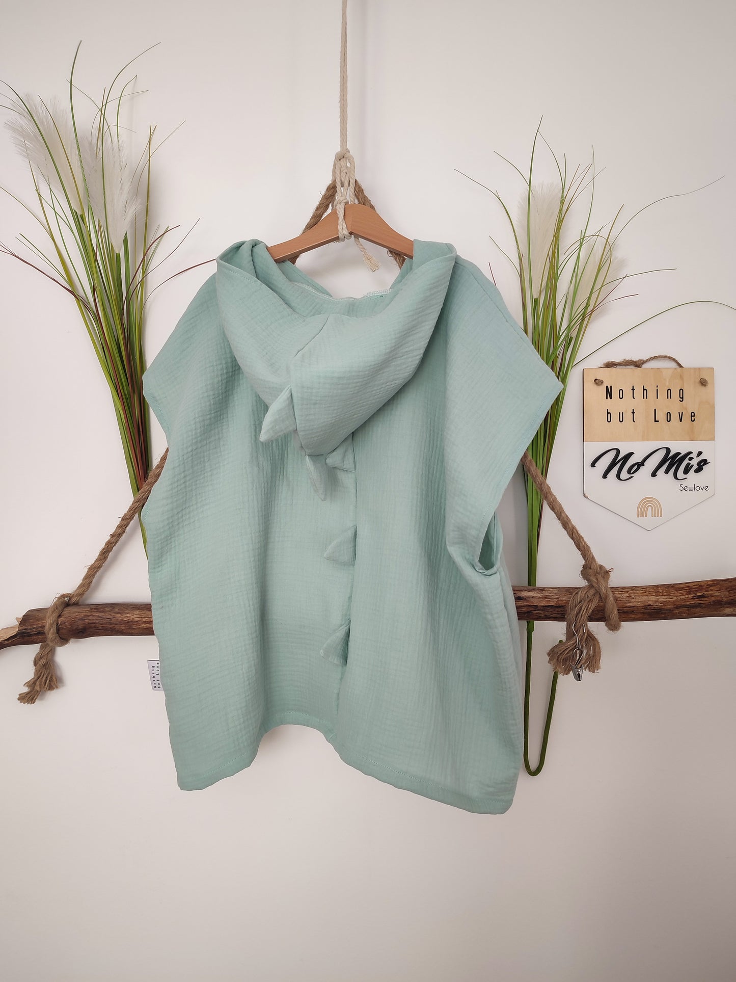 Musselin Badeponcho