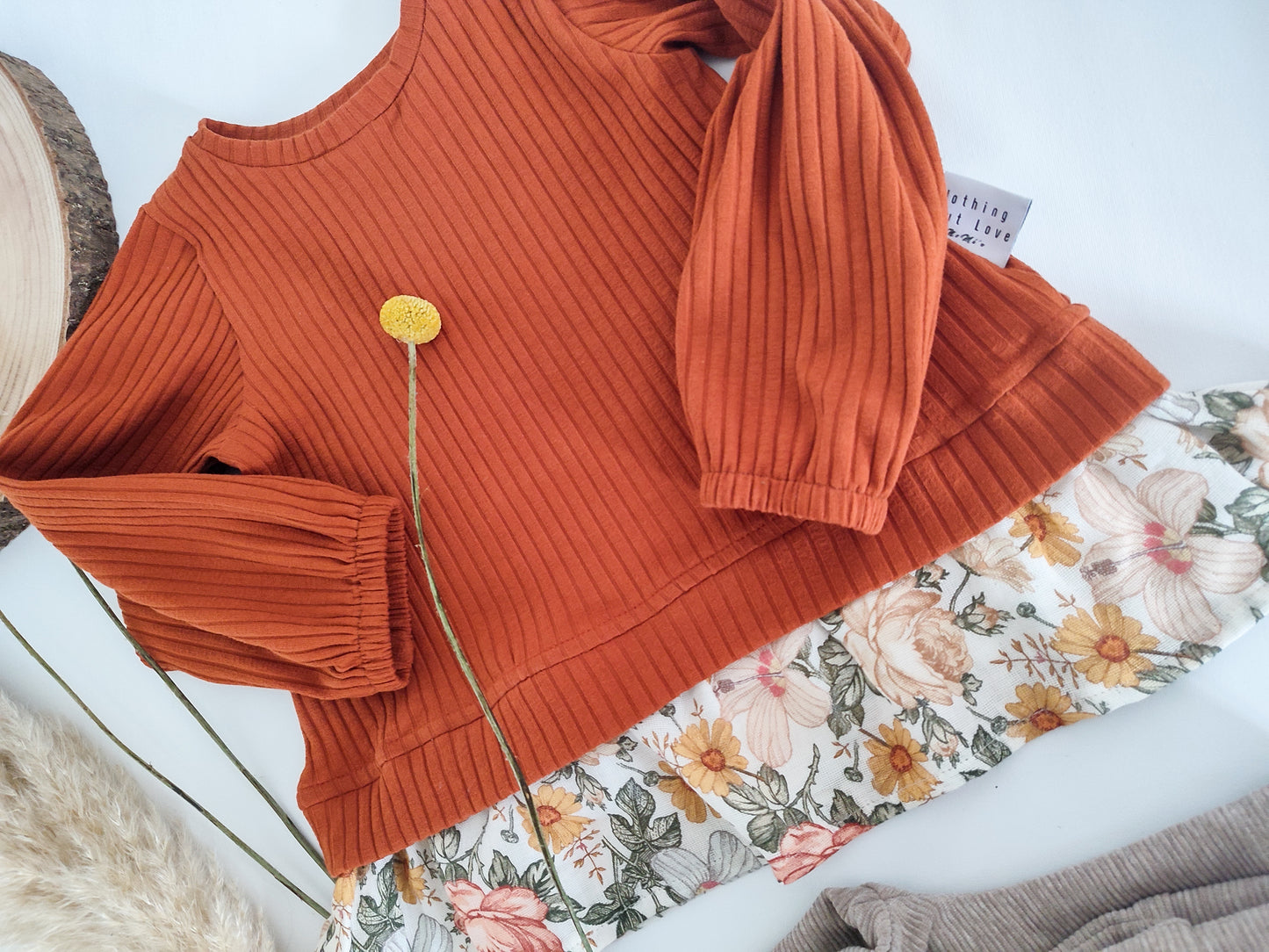 Cutie Bell Sweater "Retro Flowers" Gr. 116