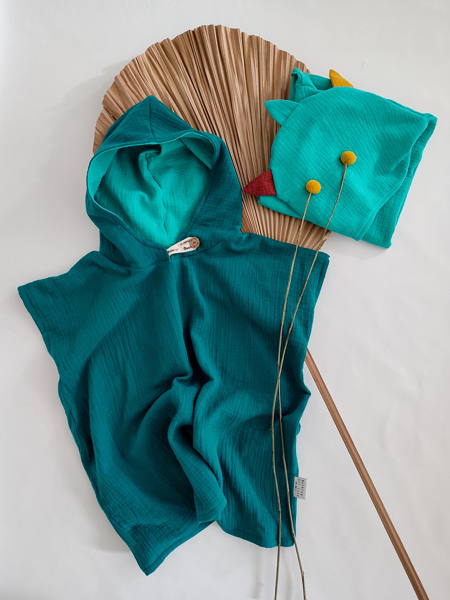 Musselin Badeponcho