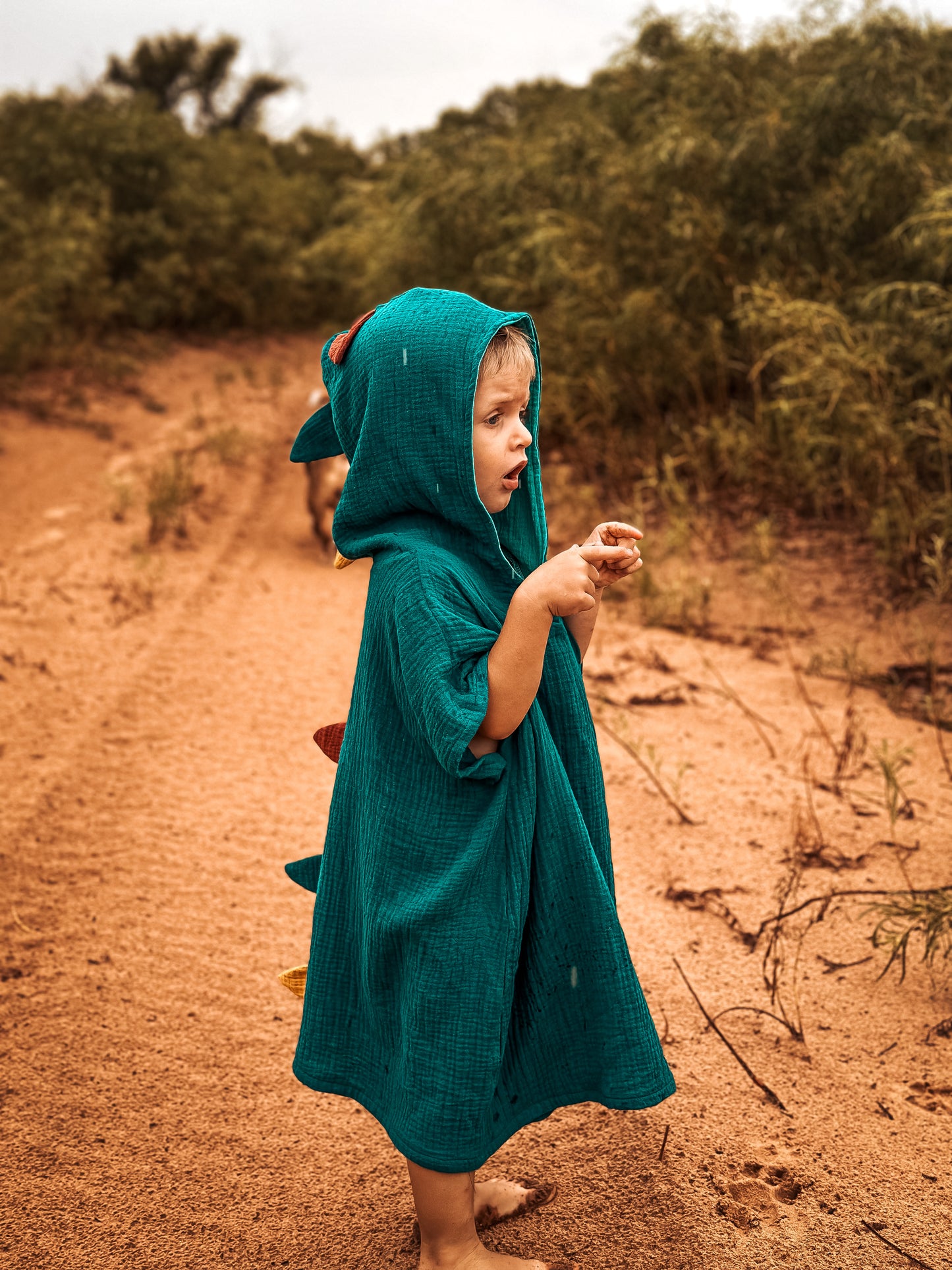 Musselin Badeponcho