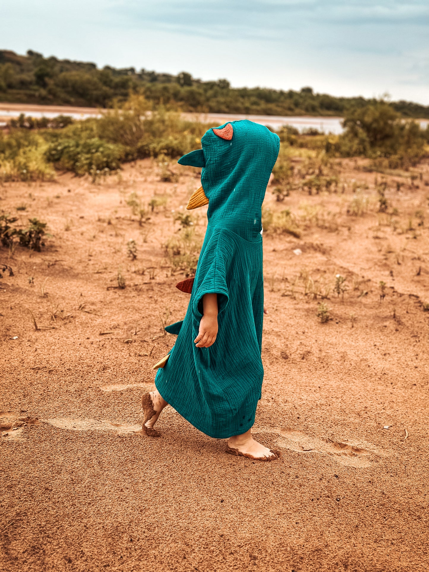 Musselin Badeponcho