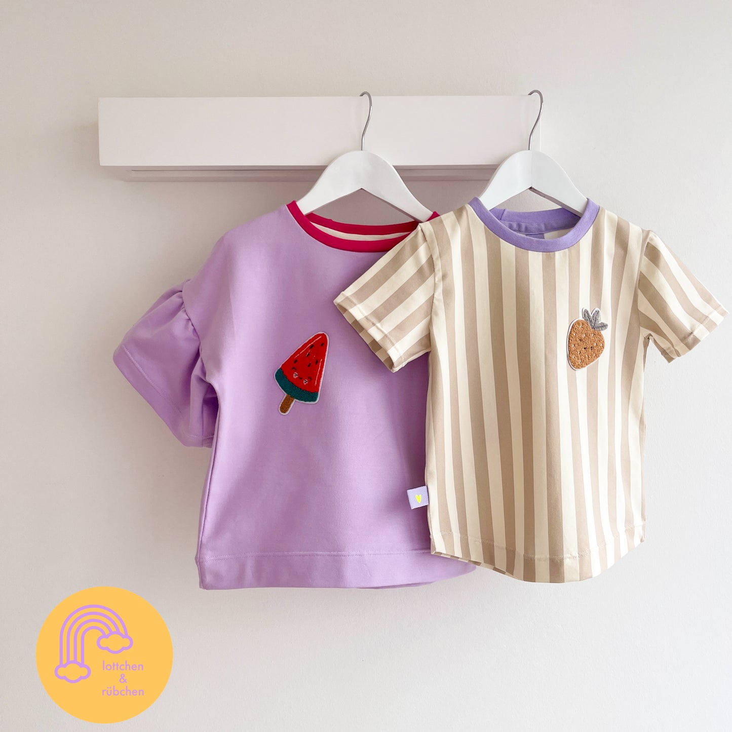 Chenille Patch "Erdbeere"