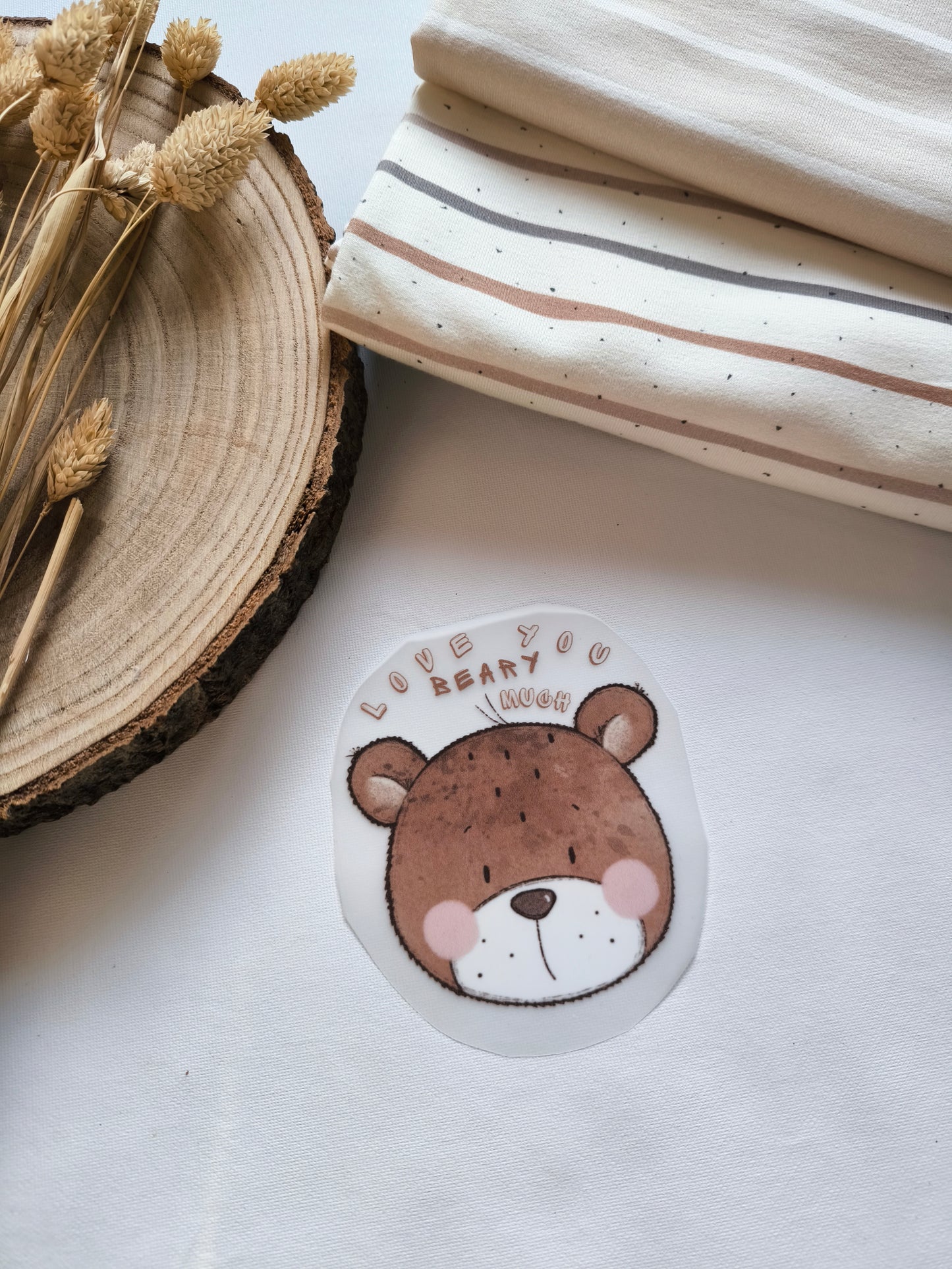 Bügelbild Benno Bär "Love you beary much"