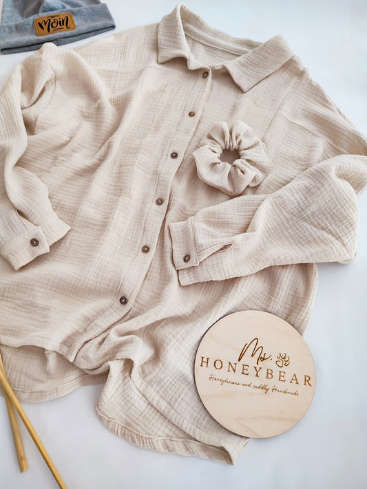 Damen "Fancy" Musselin Bluse