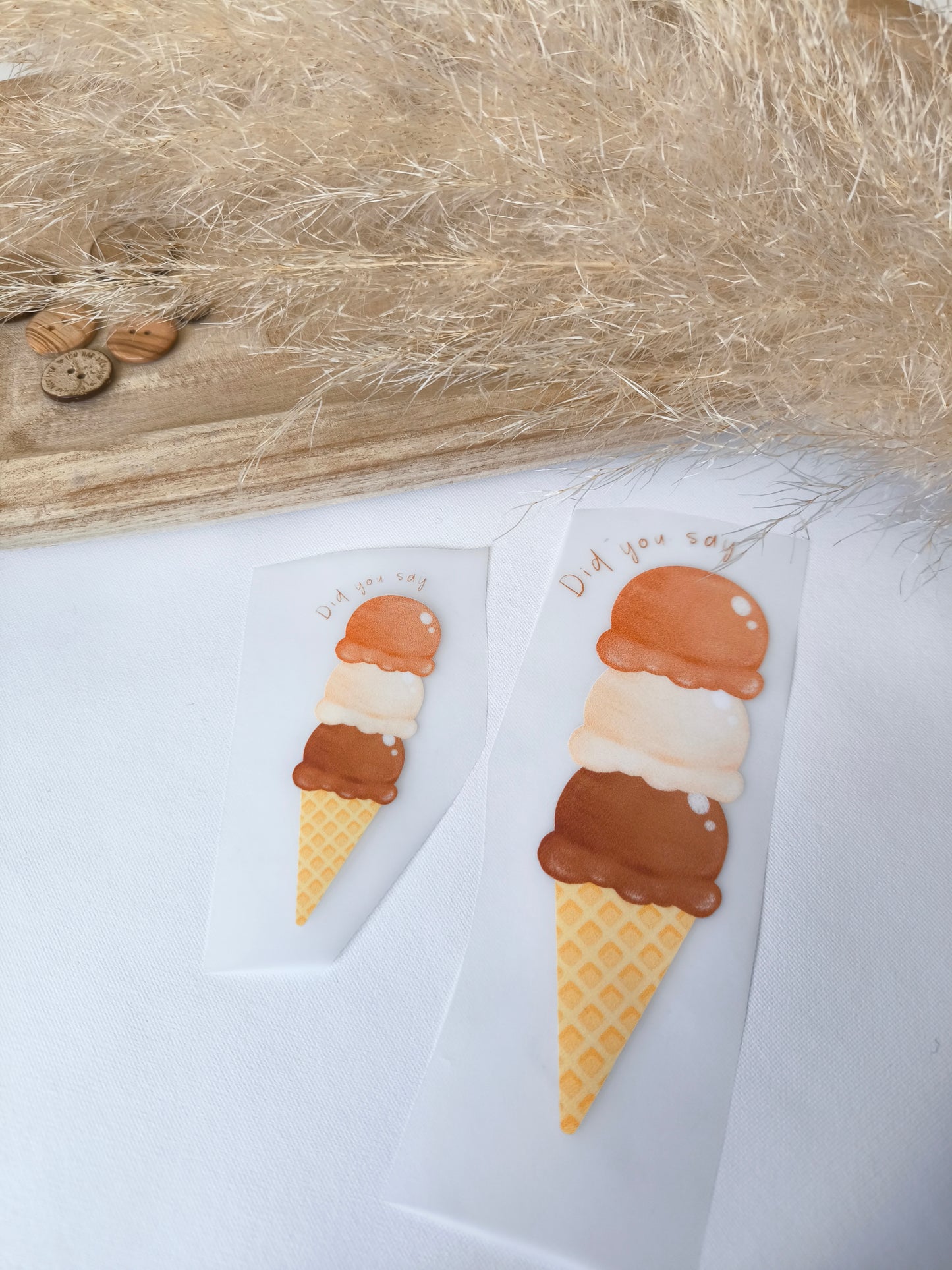 Bügelbild "Did you say Icecream"