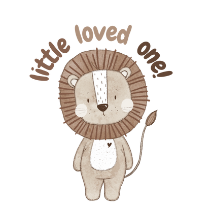 Bügelbild Kleiner Wild Life Löwe "Little loved one"