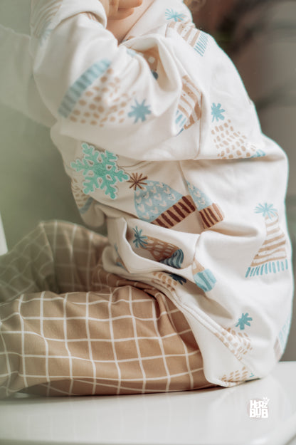 Chenille Patch Schneeflocke