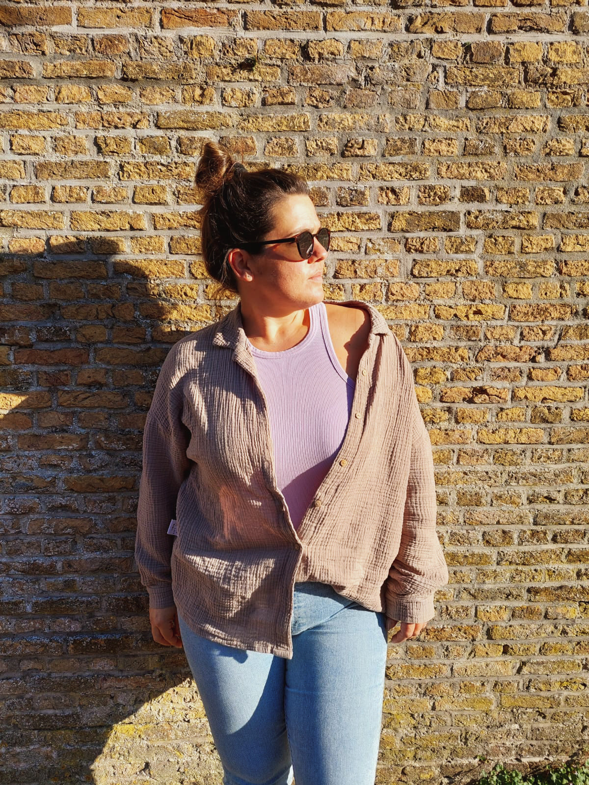 Damen "Fancy" Musselin Bluse