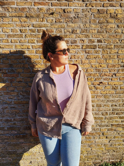 Damen "Fancy" Musselin Bluse