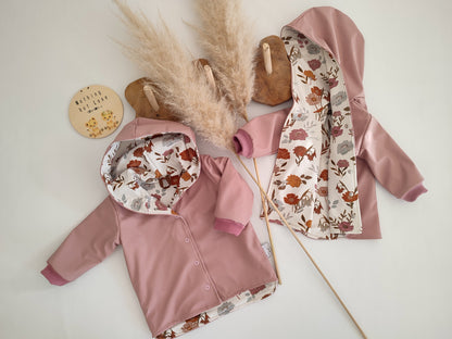 Plitsch Platsch Regenjacke "Retro Flowers" Gr. 86/92