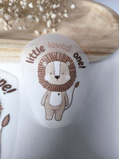 Bügelbild Kleiner Wild Life Löwe "Little loved one"