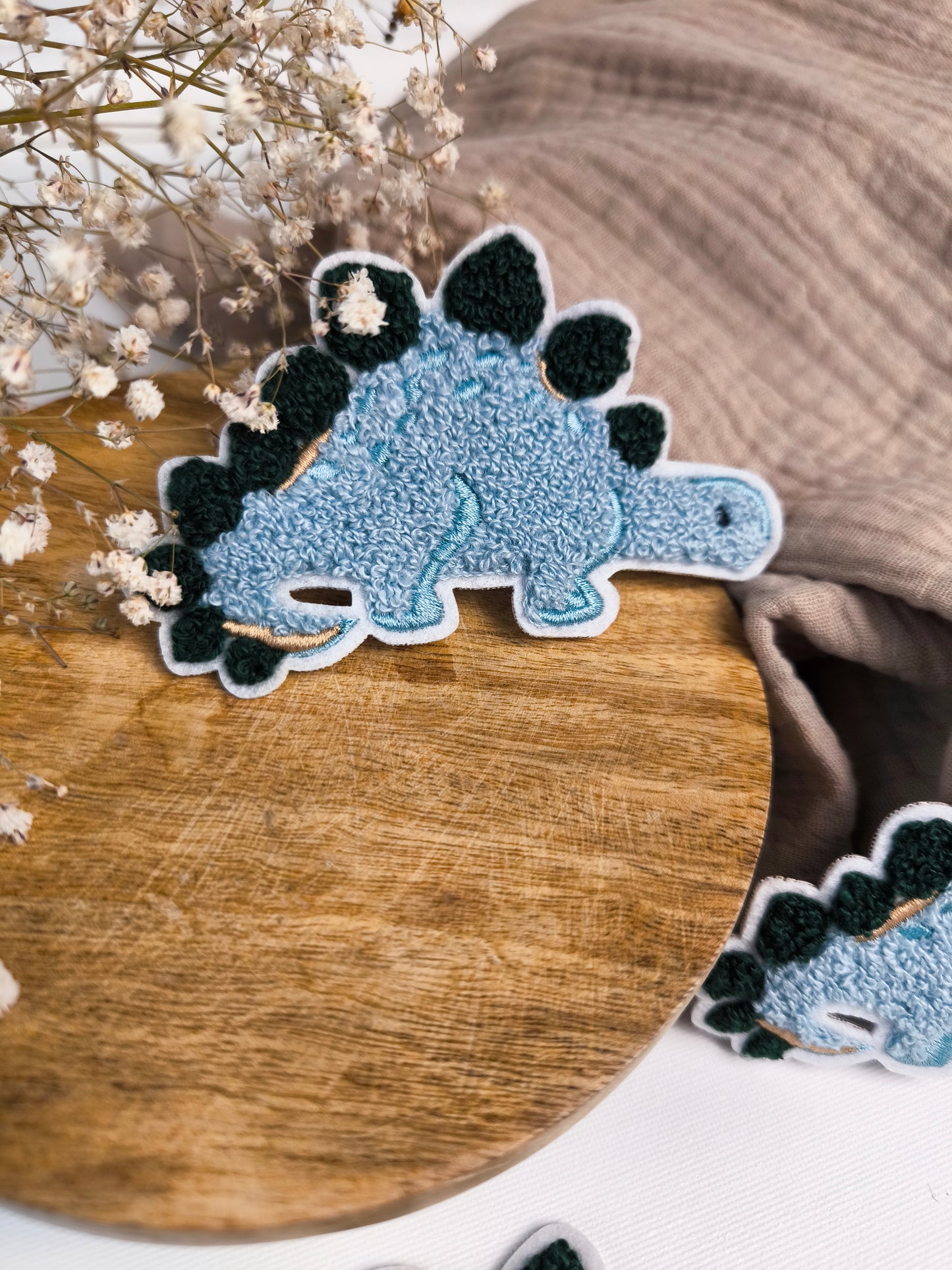 Chenille Patch "Stegosaurus" Dino