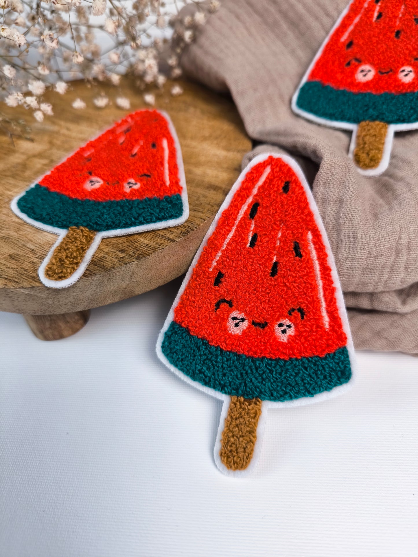 Chenille Patch Watermelon Ice
