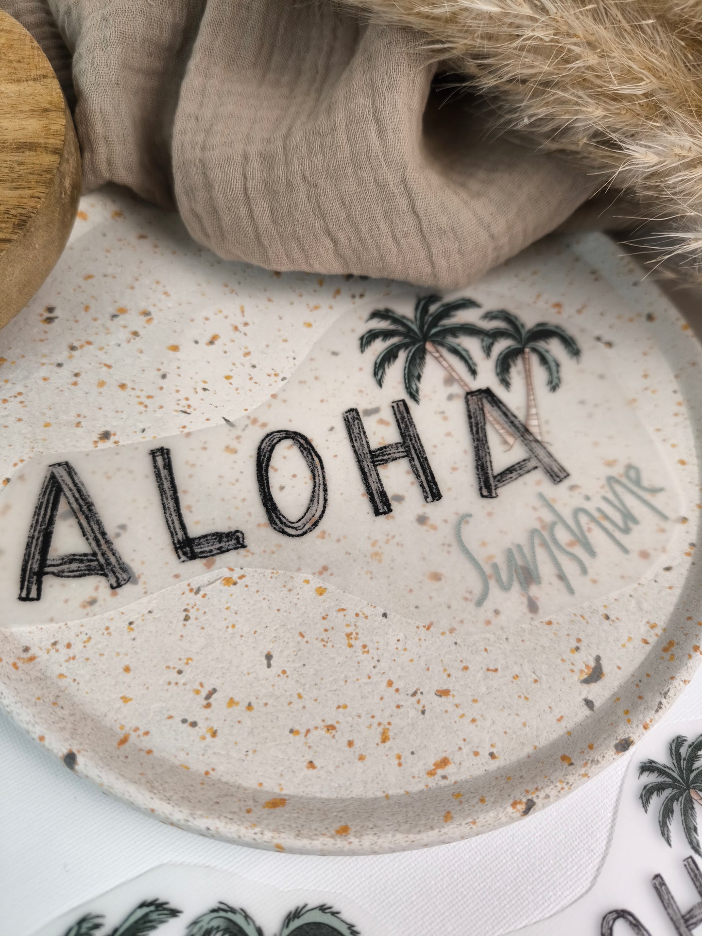 Bügelbild Aloha Sunshine