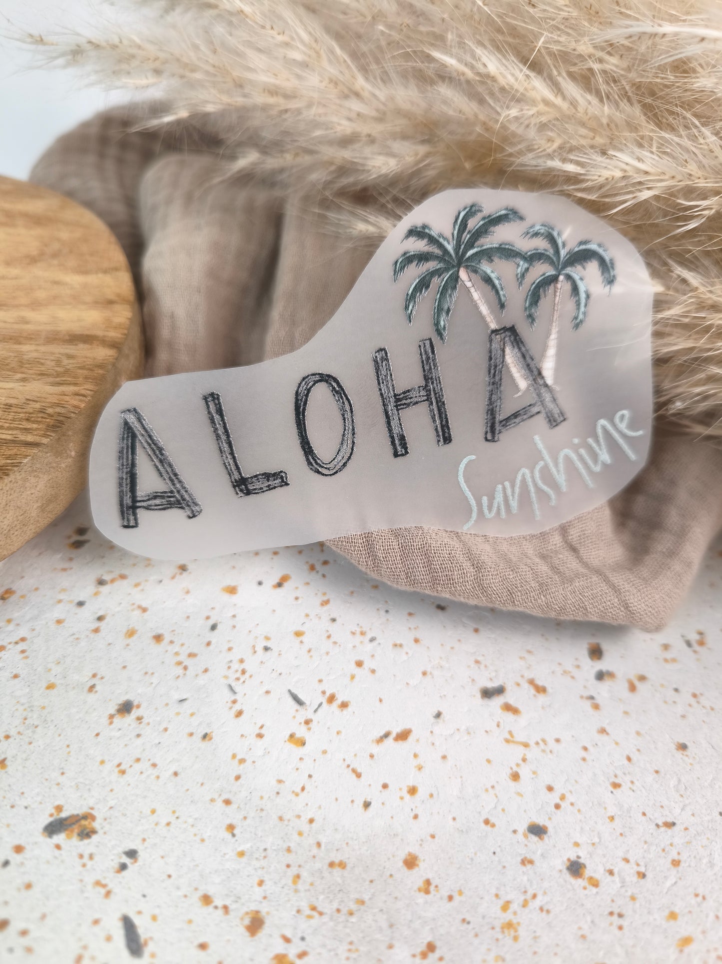 Bügelbild Aloha Sunshine