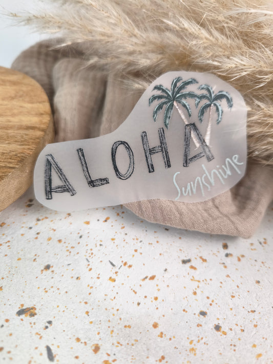 Bügelbild Aloha Sunshine
