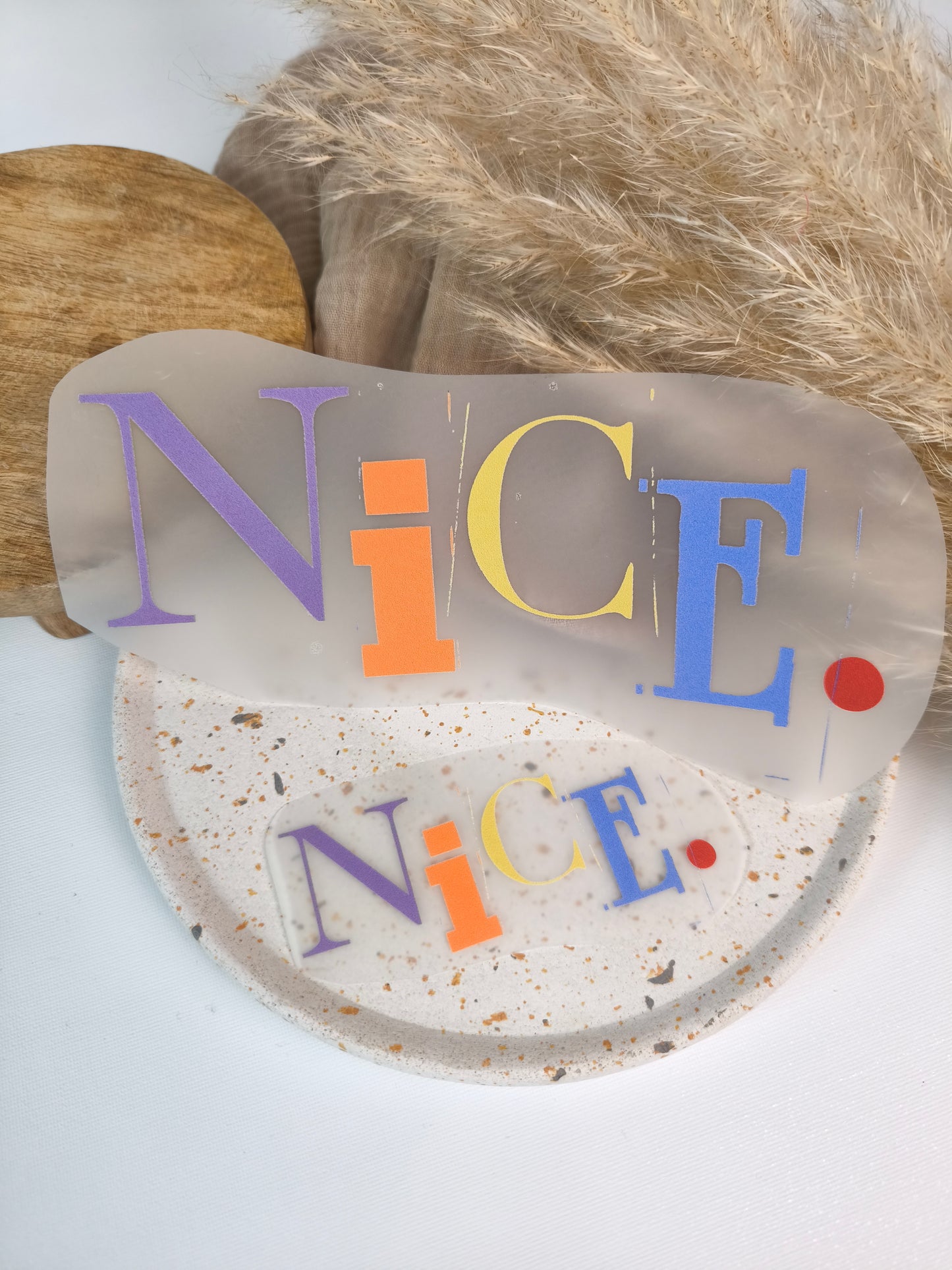 Bügelbild "NICE"