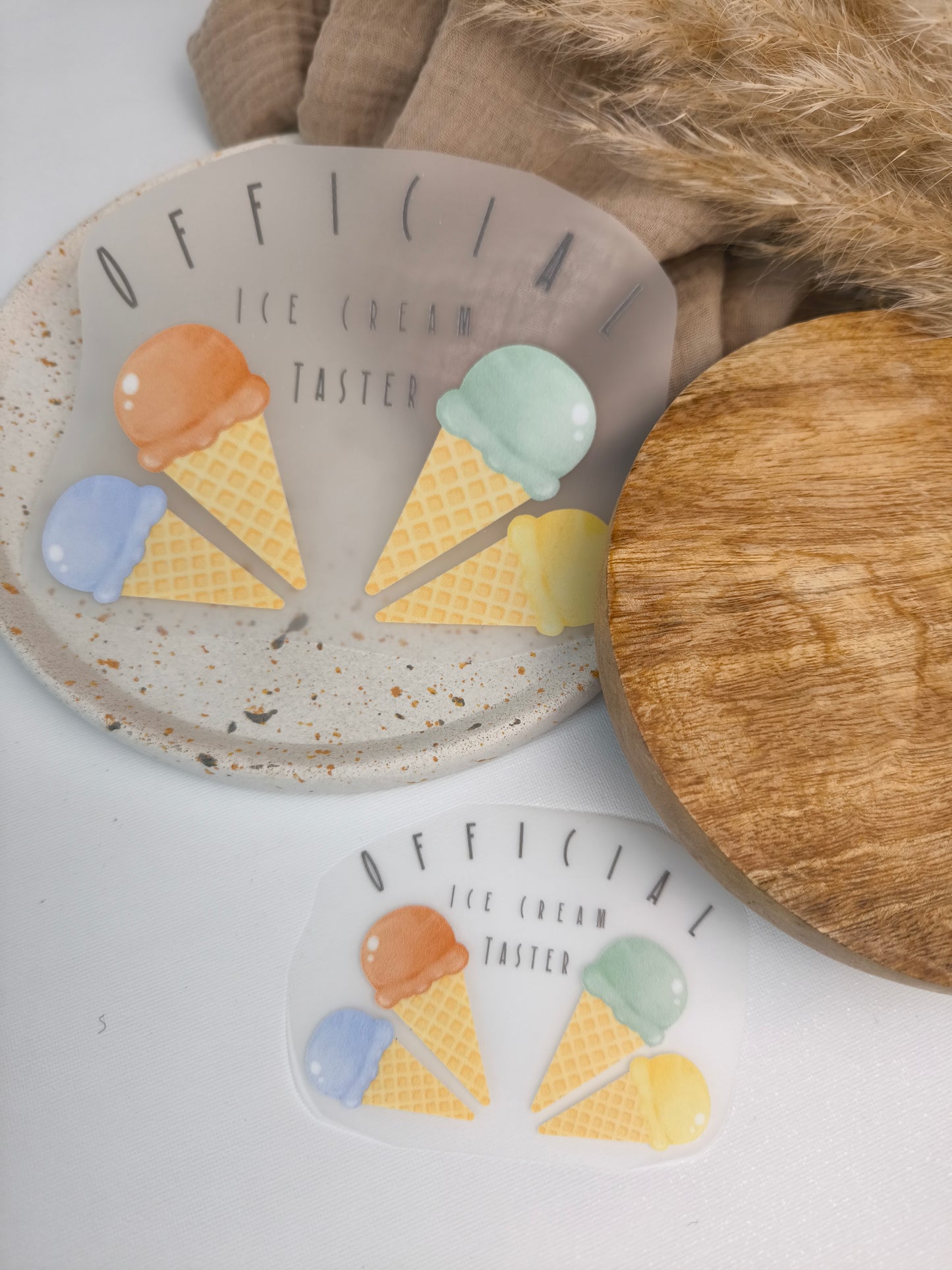 Bügelbild "official Ice Cream Taster"