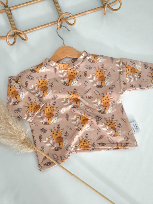 Easy Sweater Lovely Giraffe Gr. 74
