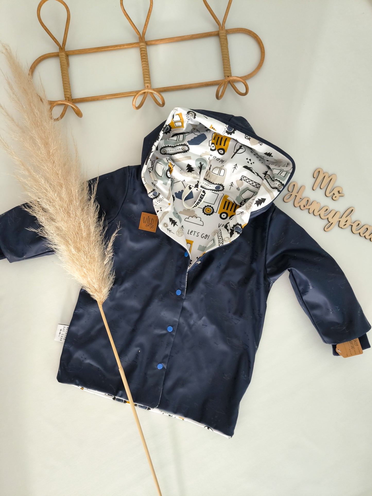 Plitsch Platsch Regenjacke "Wuselverkehr" Gr. 98/104