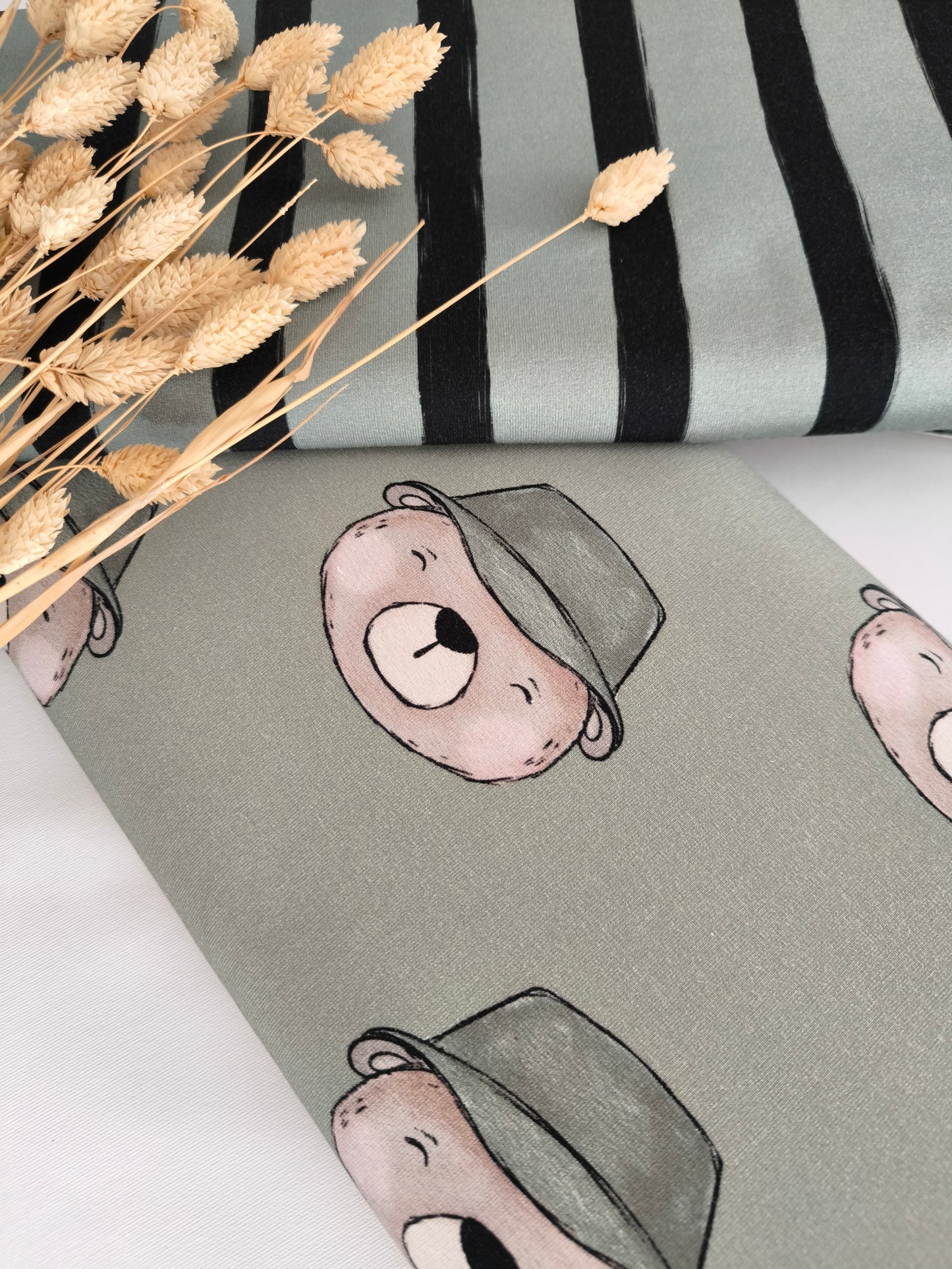 Cool Stripes Sage Green