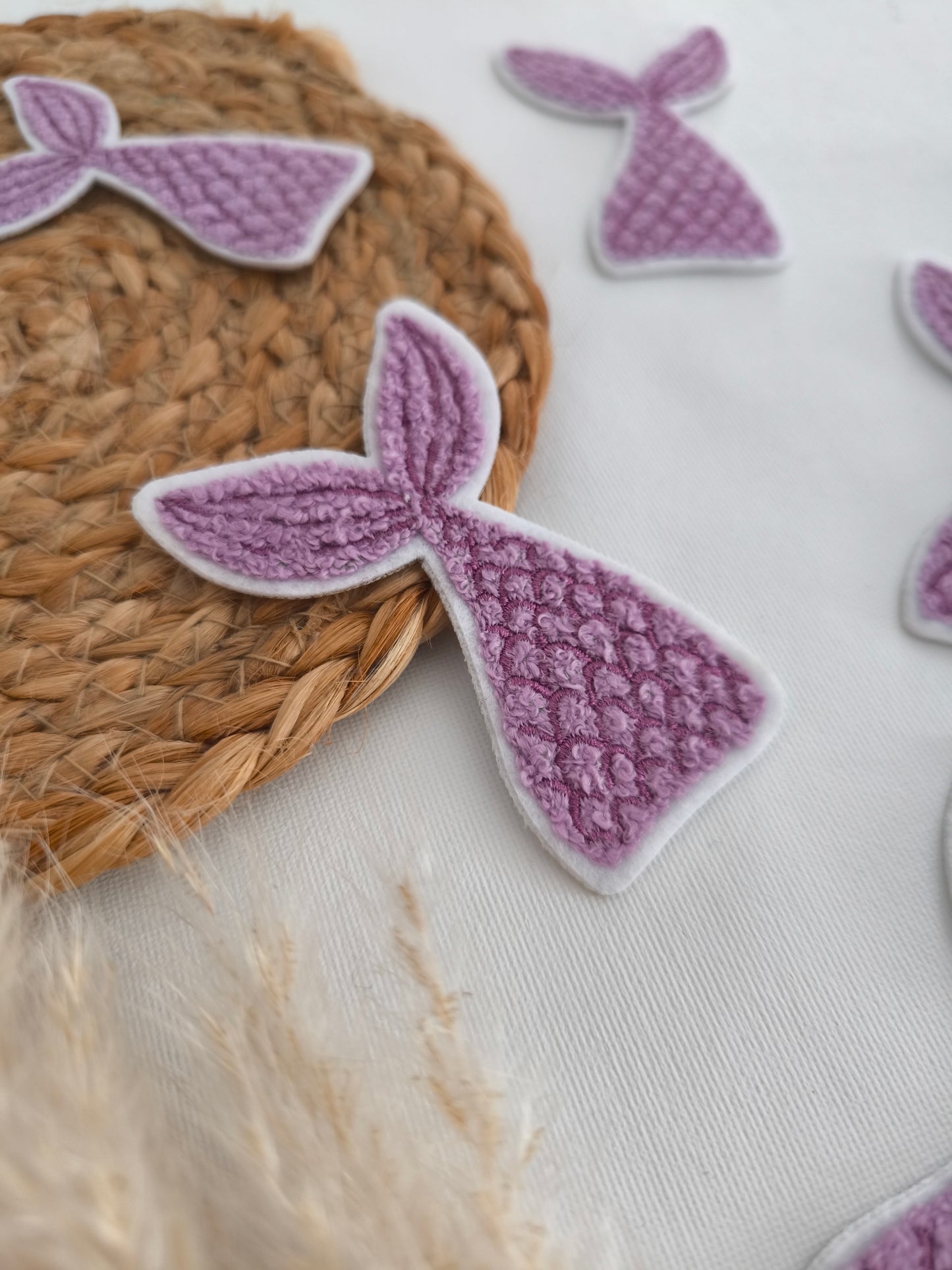 Chenille Patch Meerjungfrauenflosse