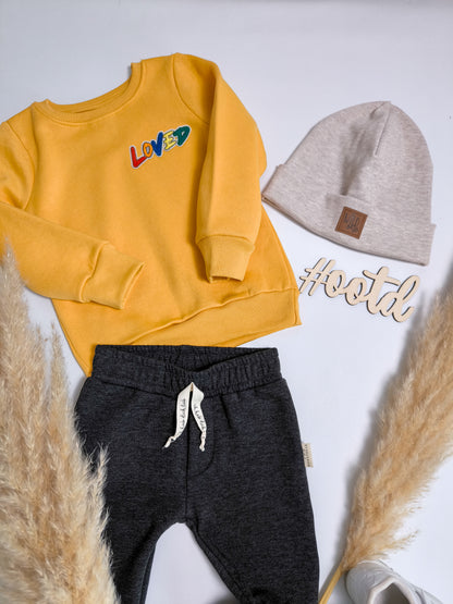 Chenille Patch "Loved" Statement