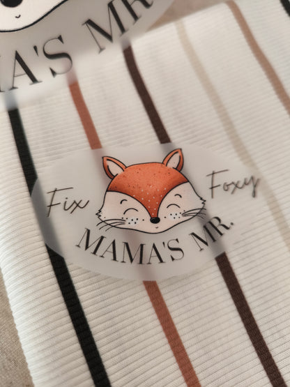 Bügelbild "Mama's Mr. Fix und Foxy"