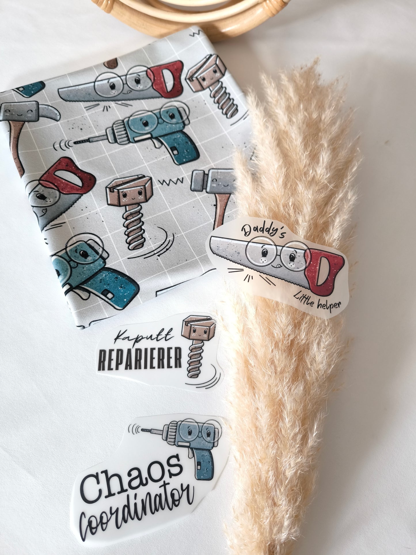 Bügelbild "Chaos Coordinator" Akkuschrauber