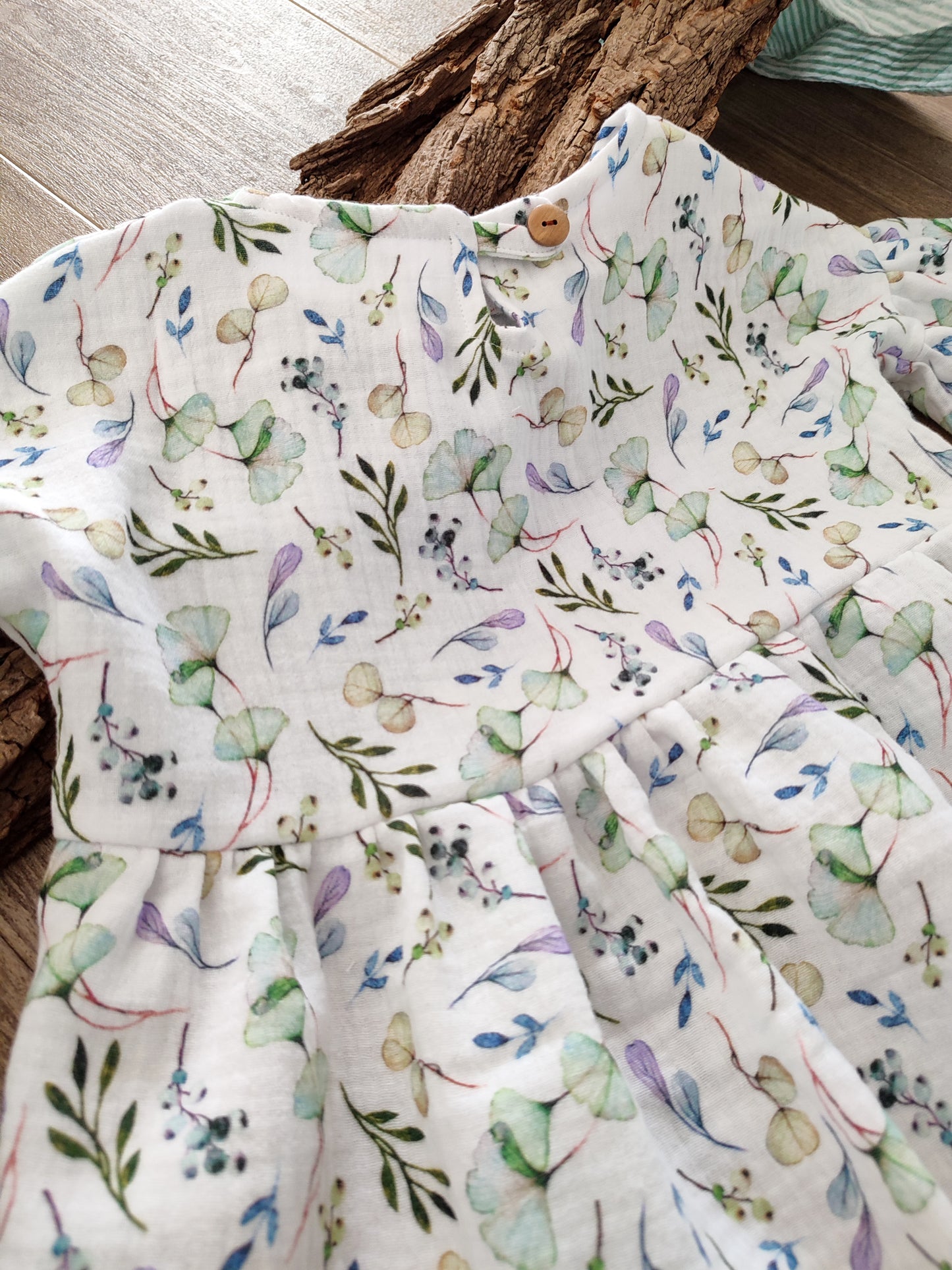 Butterfly Musselin Kleid