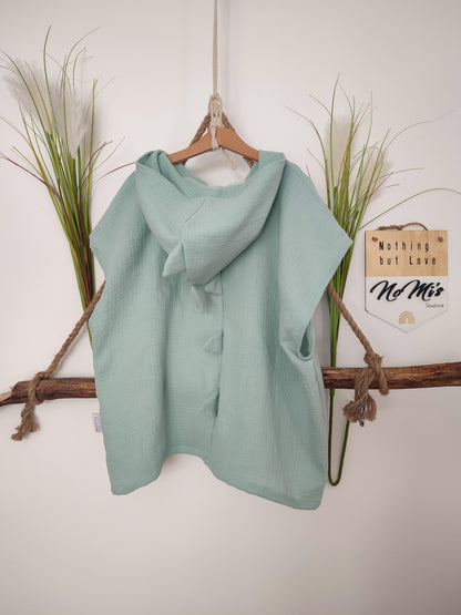 Musselin Badeponcho