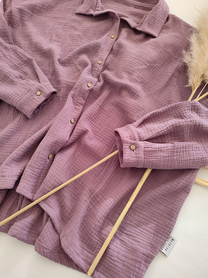 Damen "Fancy" Musselin Bluse
