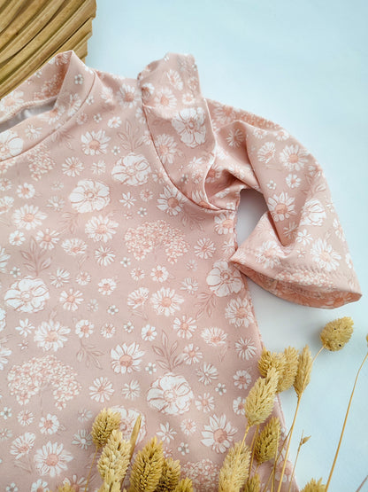 UV Schutz Shirt "Wildflower" mit Rüschen Gr. 110/116