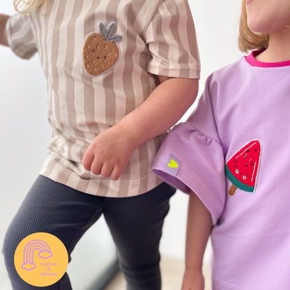 Chenille Patch "Erdbeere"