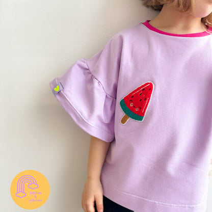 Chenille Patch Watermelon Ice