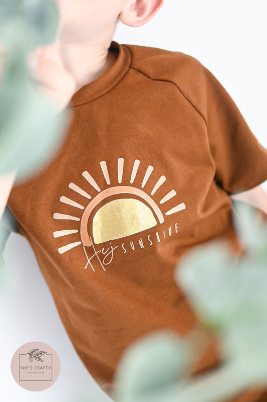 Bügelbild Hej Sunshine