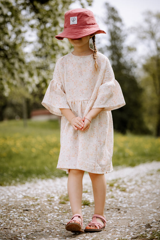 Butterfly Musselin Kleid