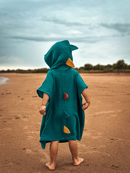 Musselin Badeponcho